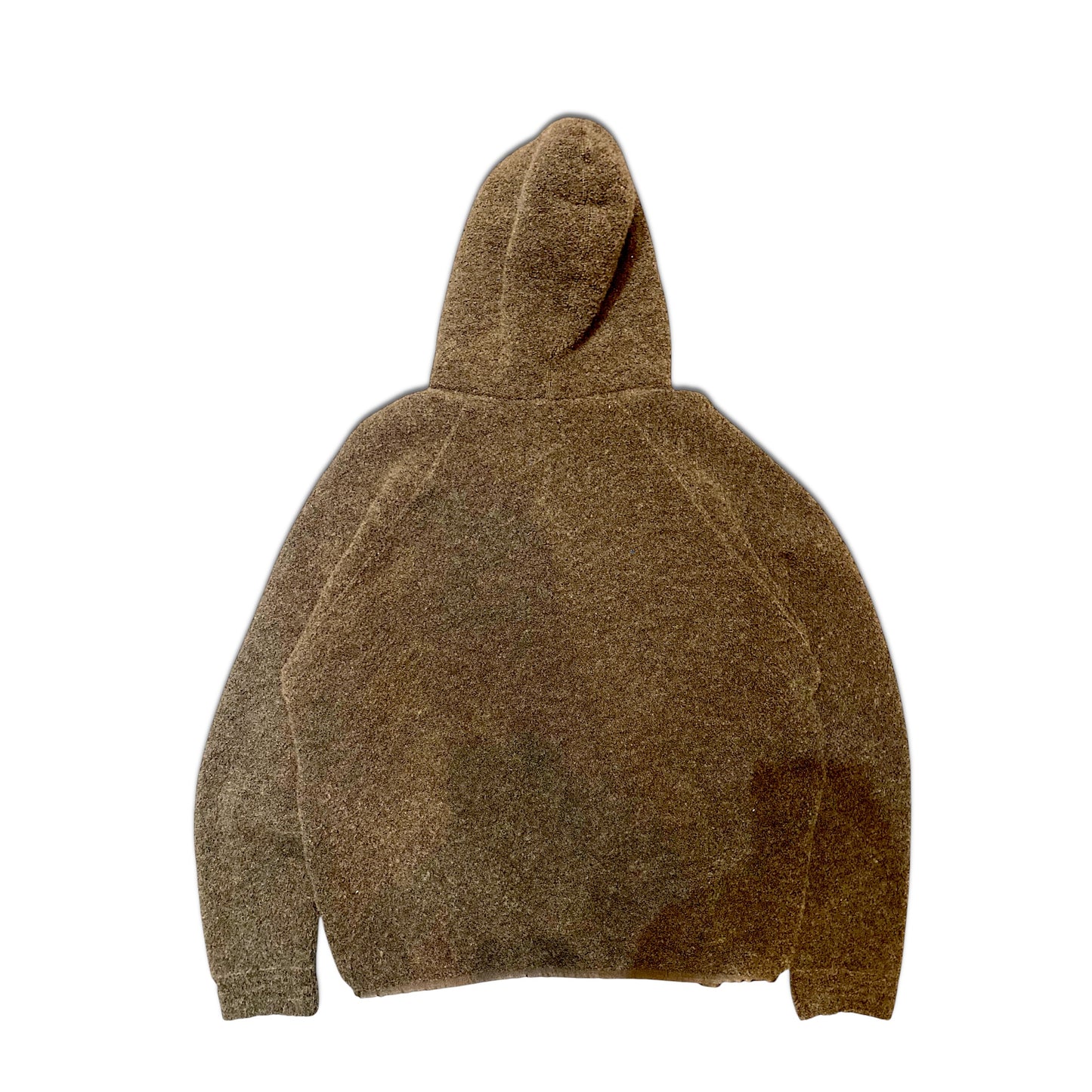 Vintage Beams Heart Zipper Hooded Wool Jacket