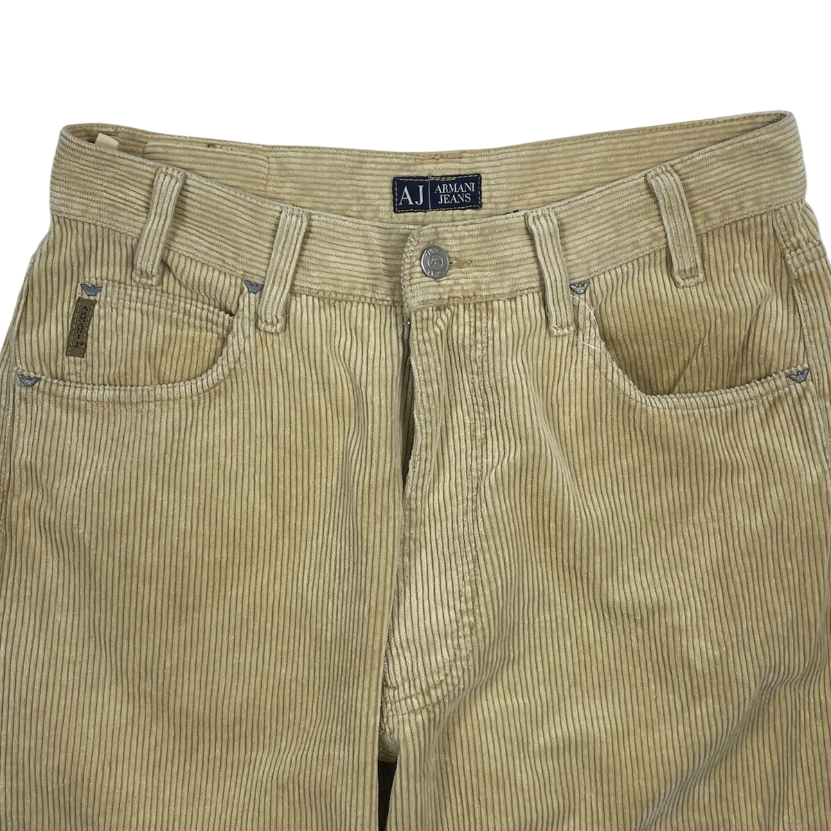 Armani Jeans beige corduroy trousers