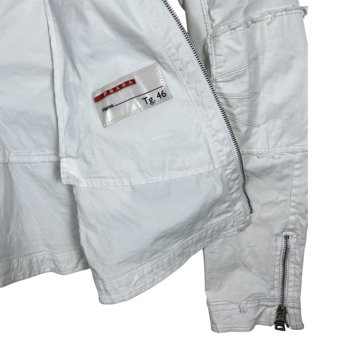 PRADA SPORT Late 90s Early 2000s Technical Zip Jacket