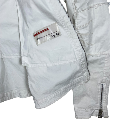 PRADA SPORT Late 90s Early 2000s Technical Zip Jacket