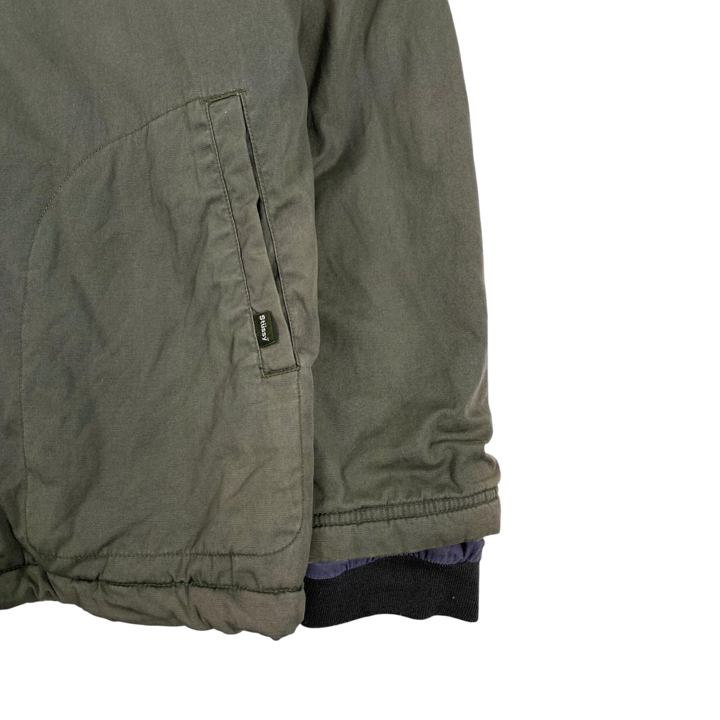 90s Stussy Hoodie Zip Up Jacket