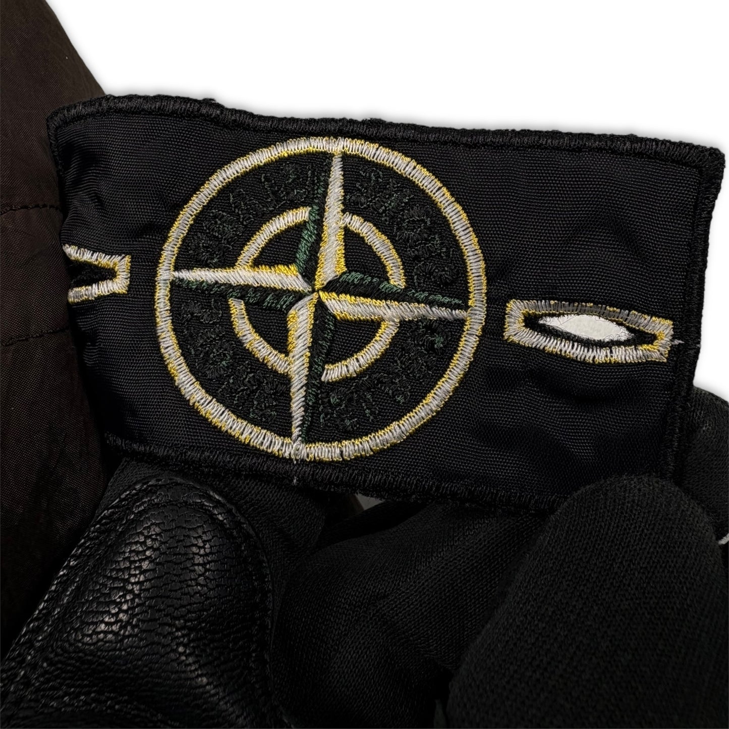 STONE ISLAND Metallic Nylon Hooded Coat Long Jacket