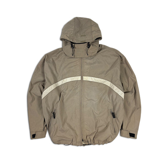 Vintage Brown Gap Ziper Jacket Hoodie